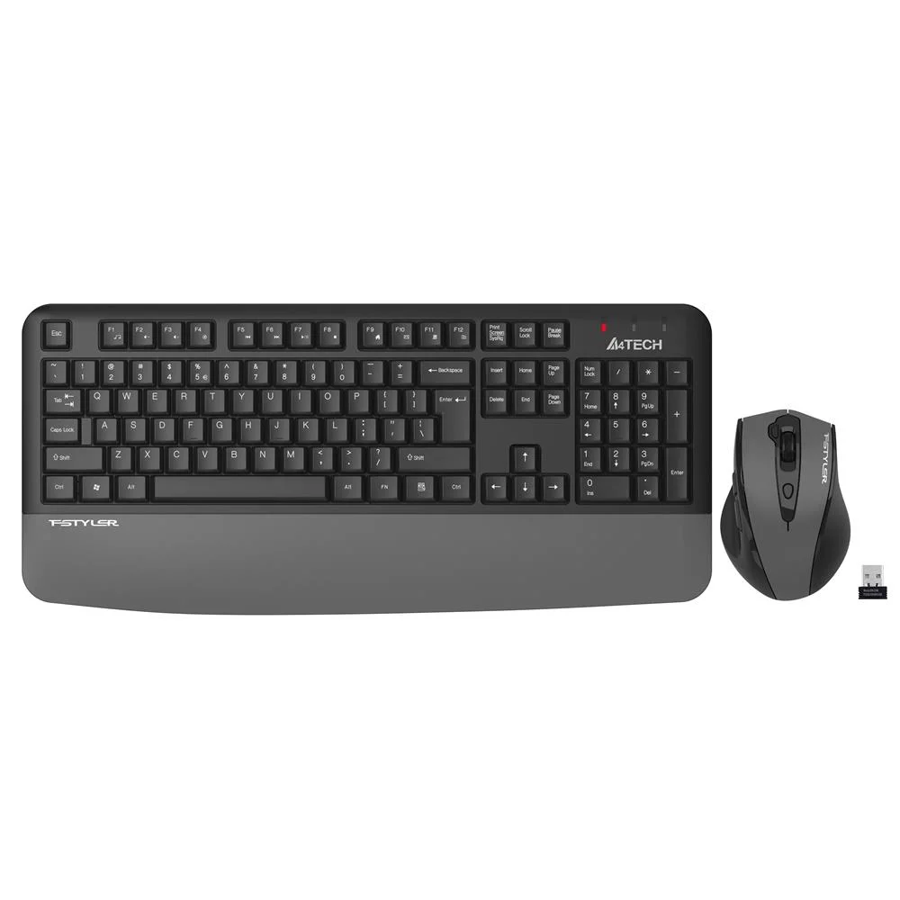 A4 Tech FG2500S Gri Plus 2.4GHz FN-MM Türkçe Q 3200DPI Klavye &amp; Mouse Set