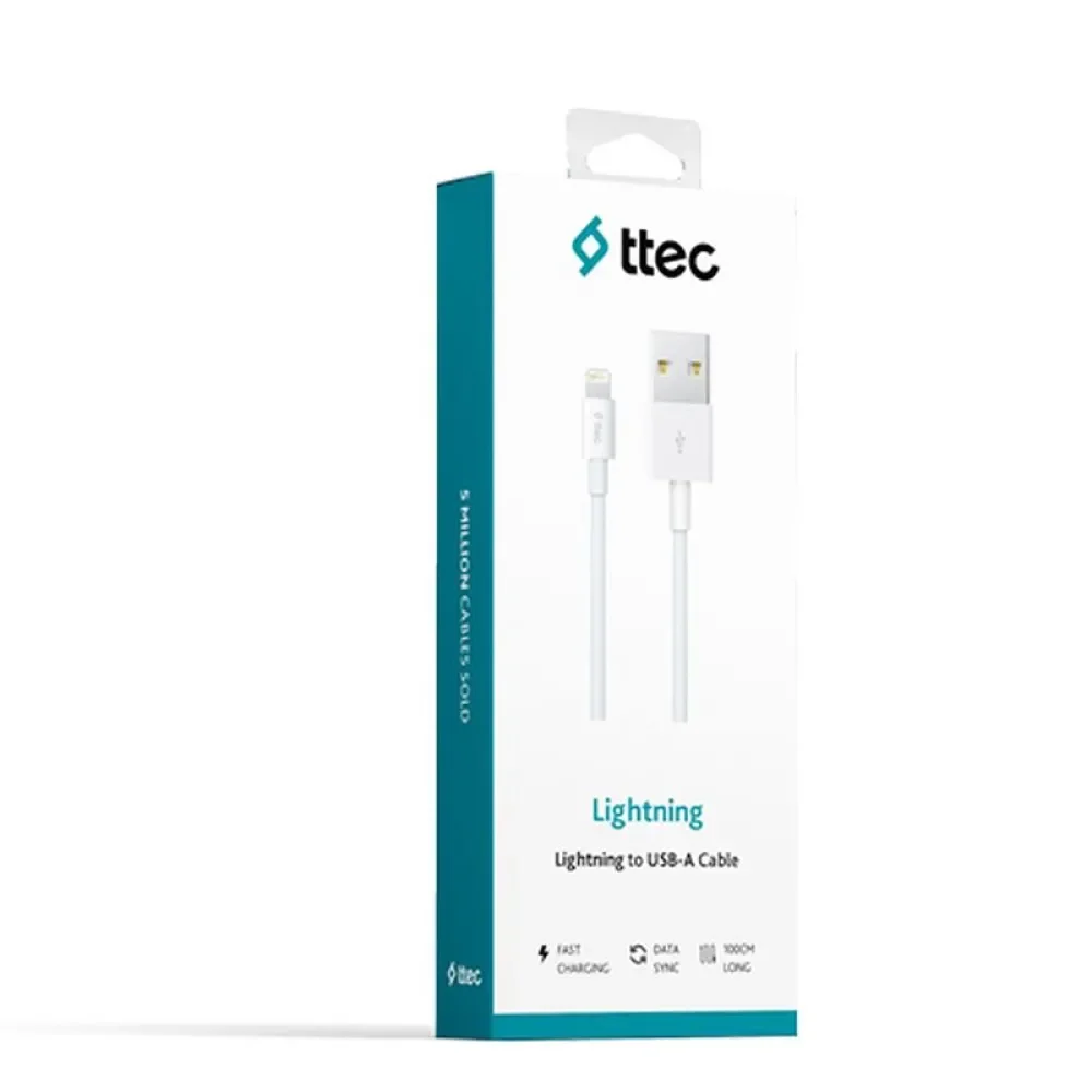 Ttec 2DK7508B Ttec Iph. Şarj Kablosu Beyaz