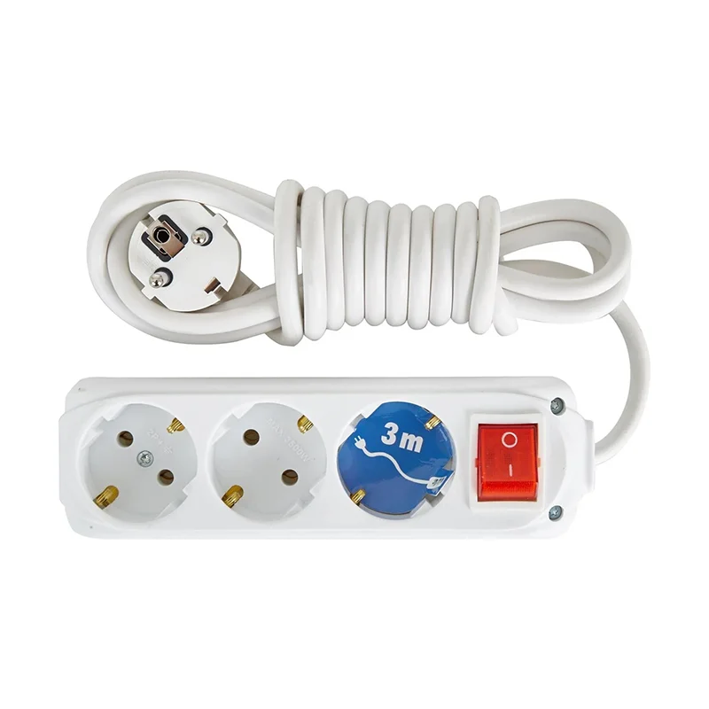 Almera Anahtarlı 3&amp;#39;Lü Topraklı 3Mt Grup Priz