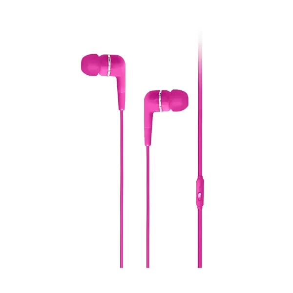 Taks 5Kmm123P We01 Mikrofonlu Kulak İçi Kulaklık Silikonlu,Pembe