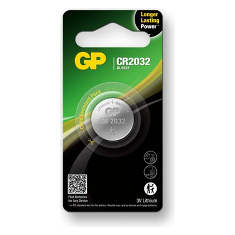 GP CR2032-U1 3V Lityum Düğme Pil Tekli Paket