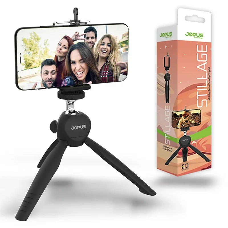 JOPUS Stillage Mini Tripod Telefon Tutucu, Siyah