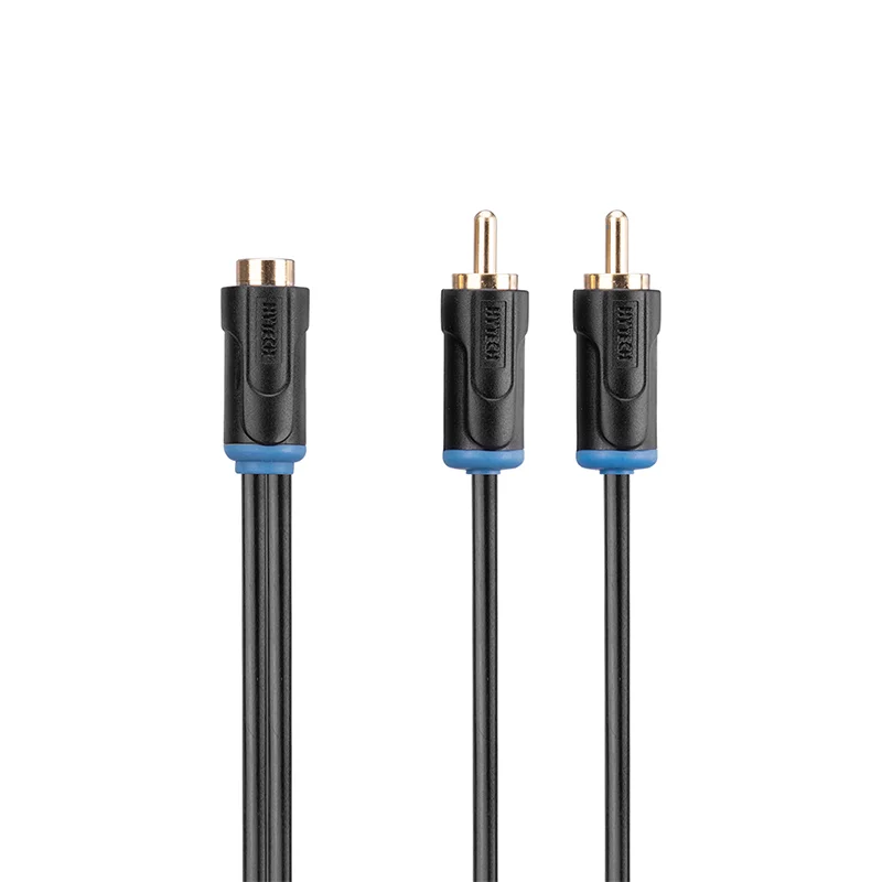 Hytech HY-B105 0.3M Stereo F To 2 Rca M Kablosu