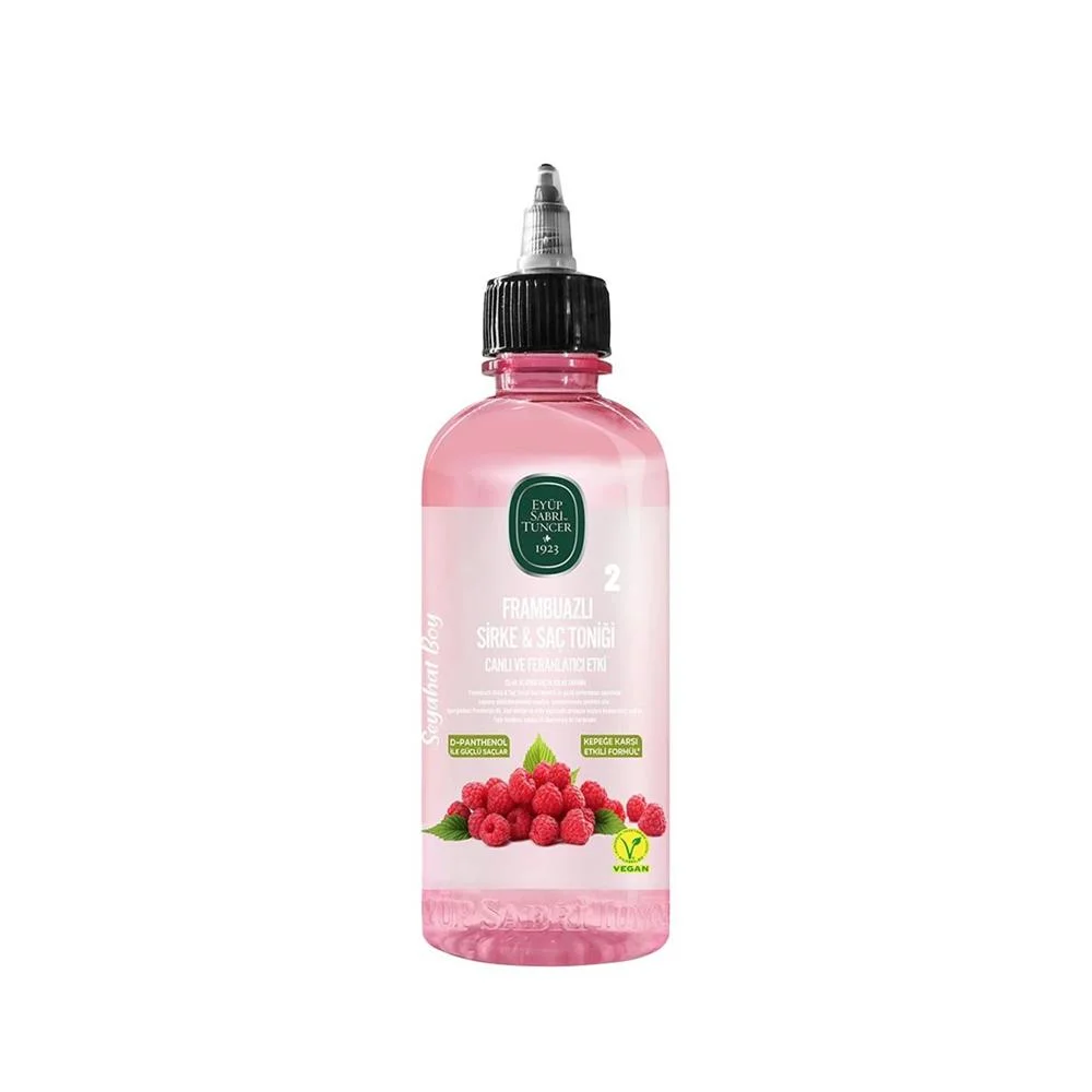 Frambuazlı Sirke &amp; Saç Toniği 100 ml Seyahat Boy Pet Şişe