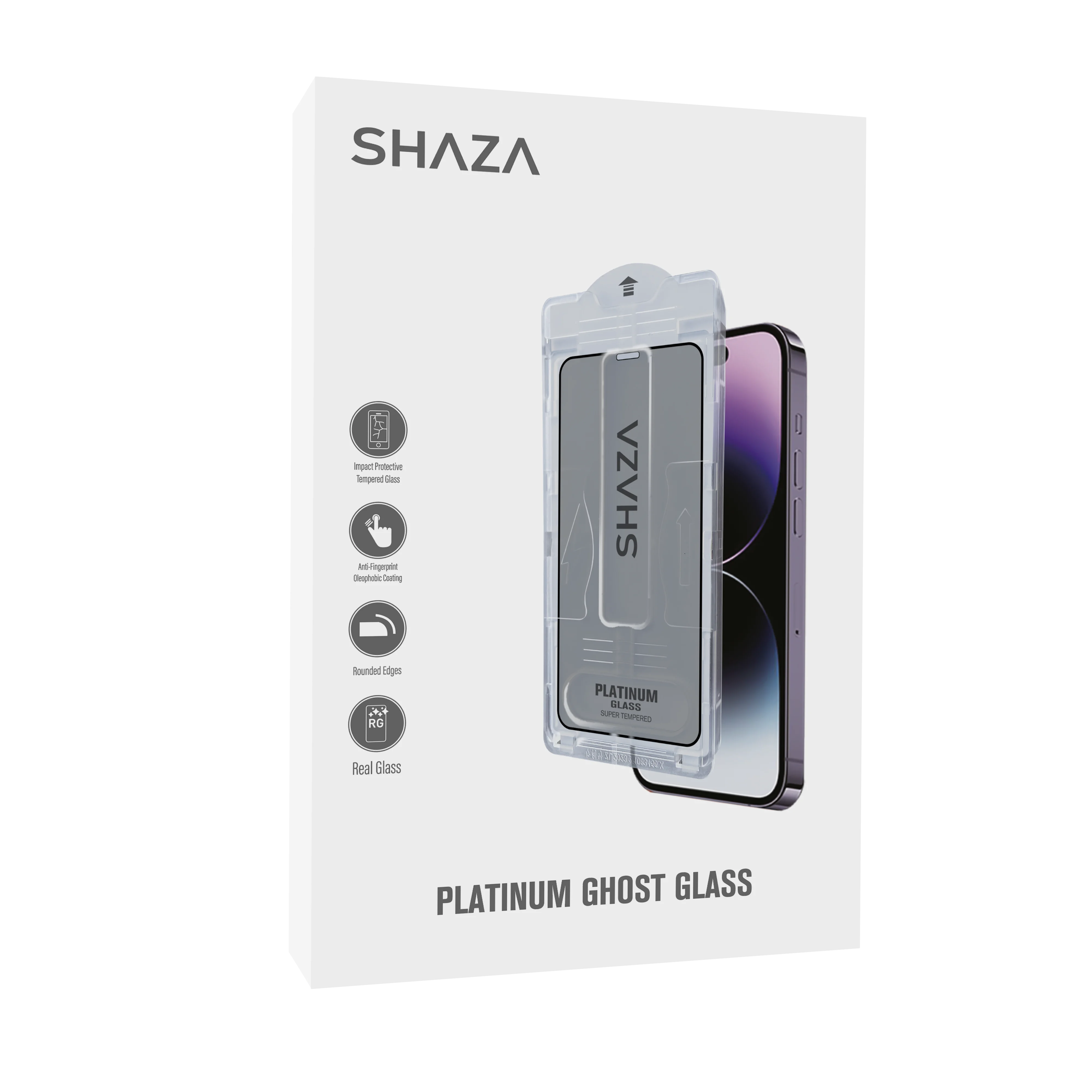 SHAZA Aırglass Privacy İki Yönlü Gizlilik Filtreli Uygulama Aparatlı Cam Ekran Koruyucu Iphone 14 Pro