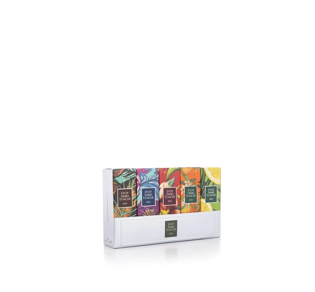 Eyüp S.T Set-1 16ml 5Li Cam Şişe Sprey Kolonya (A.Zeytin-P.Geceleri-Yasemin-Y.Ormanları-Gardenya)