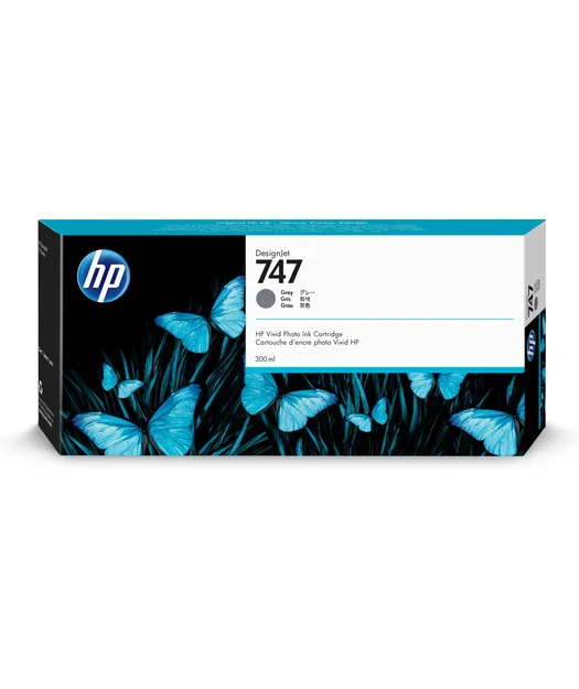 HP P2V86A Chromatic Gray Mürekkep Kartuş 300-ml (747)