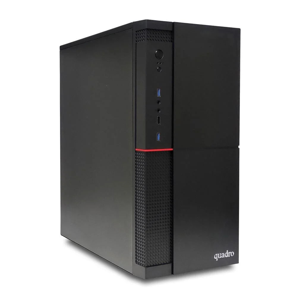 Quadro Solid DHA- 41825 Ci3 4130 3.4Ghz 8gb 256gb SSD ONB VGA Freedos Masaüstü Bilgisayar -DVD YOK-