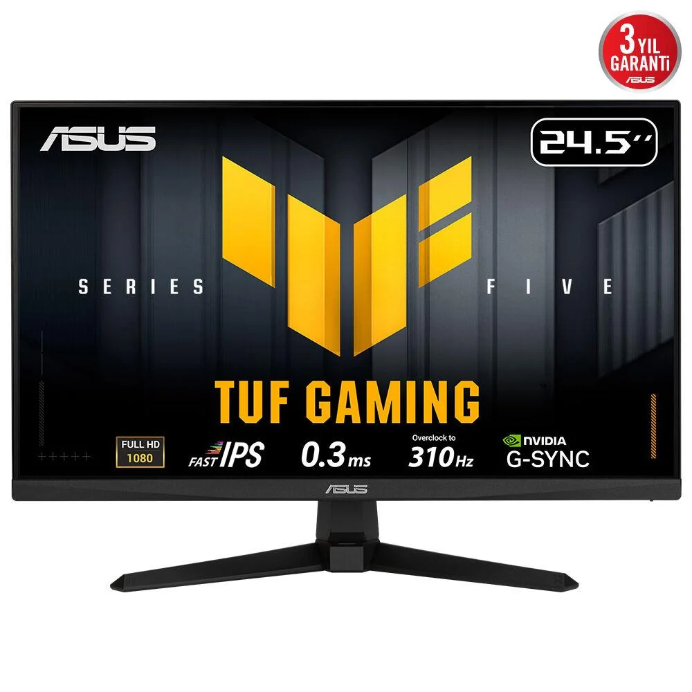 Asus 24.5" Tuf Gaming VG259QMR5A 310Hz 0.3ms Full HD Adaptive Sync Fast IPS Gaming Monitör