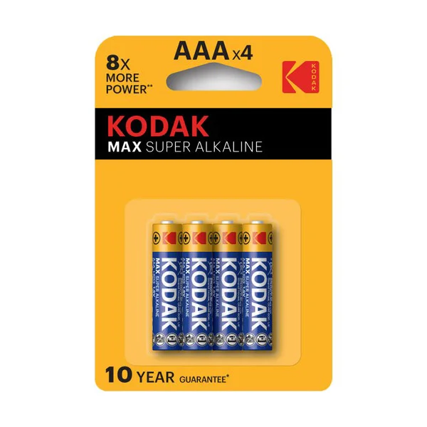 Kodak Max 4 Adet Alkalin Ince Pil