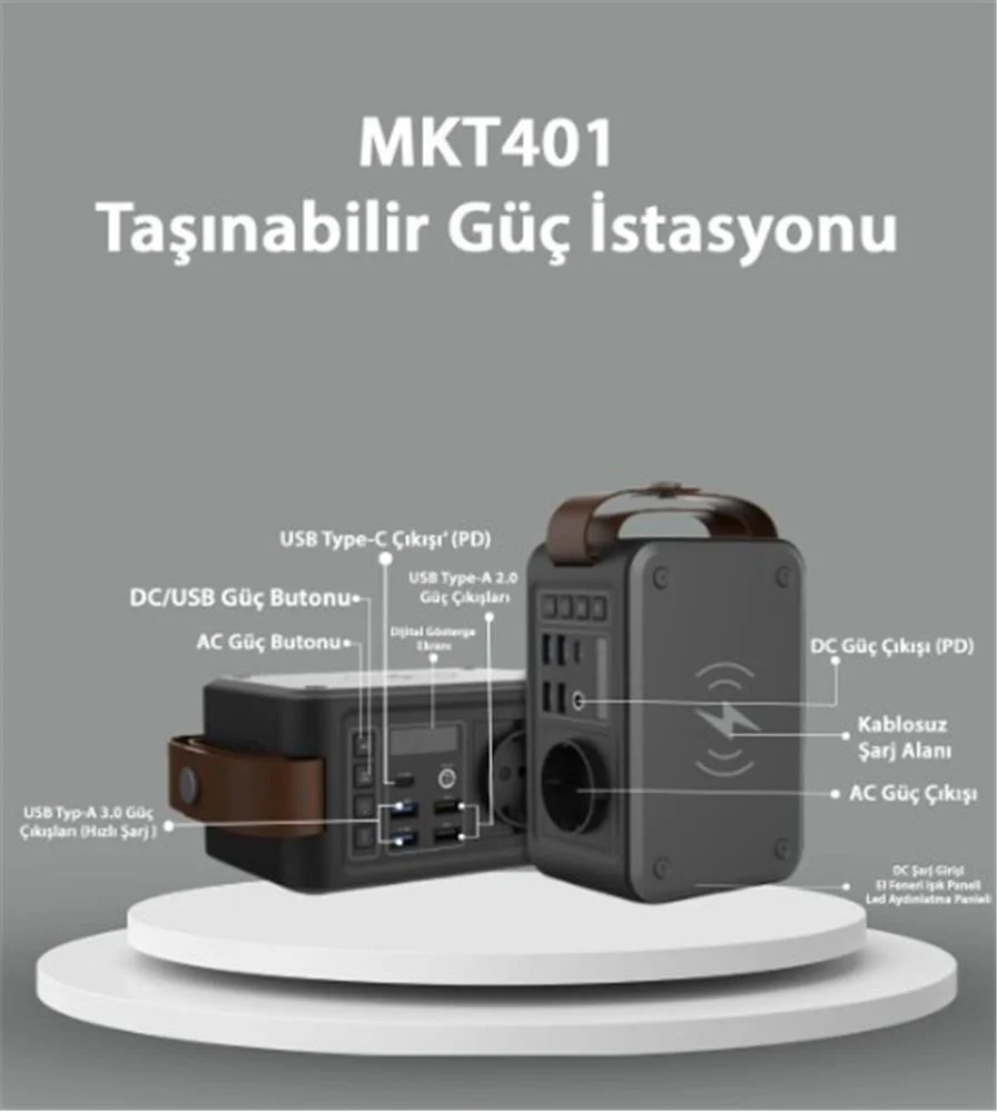 Makim MKT401 TAŞINABİLİR GÜÇ İSTASYONU