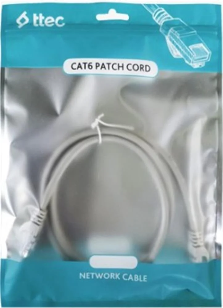 Ttec KBL-PTCH-2MTG Cat6 2MT Gri Utp Patch Kablo