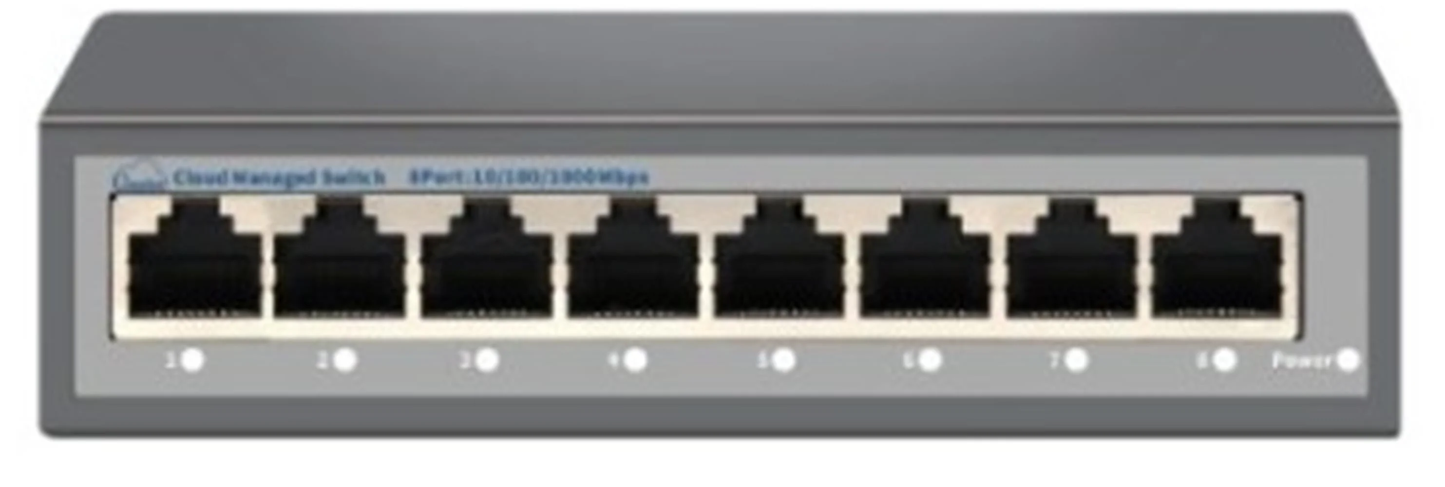 Nova NVC-HIS218G 8 Port Full Giga Cloud Non Poe Ethernet Switch