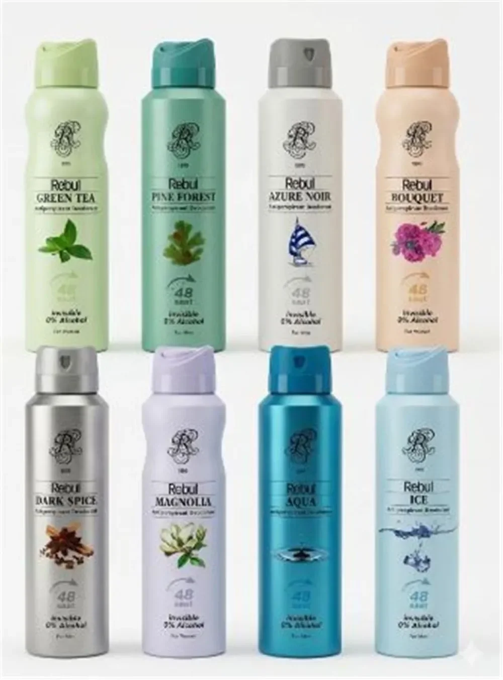 Rebul Azure Noir 150ml Bay Deodorant