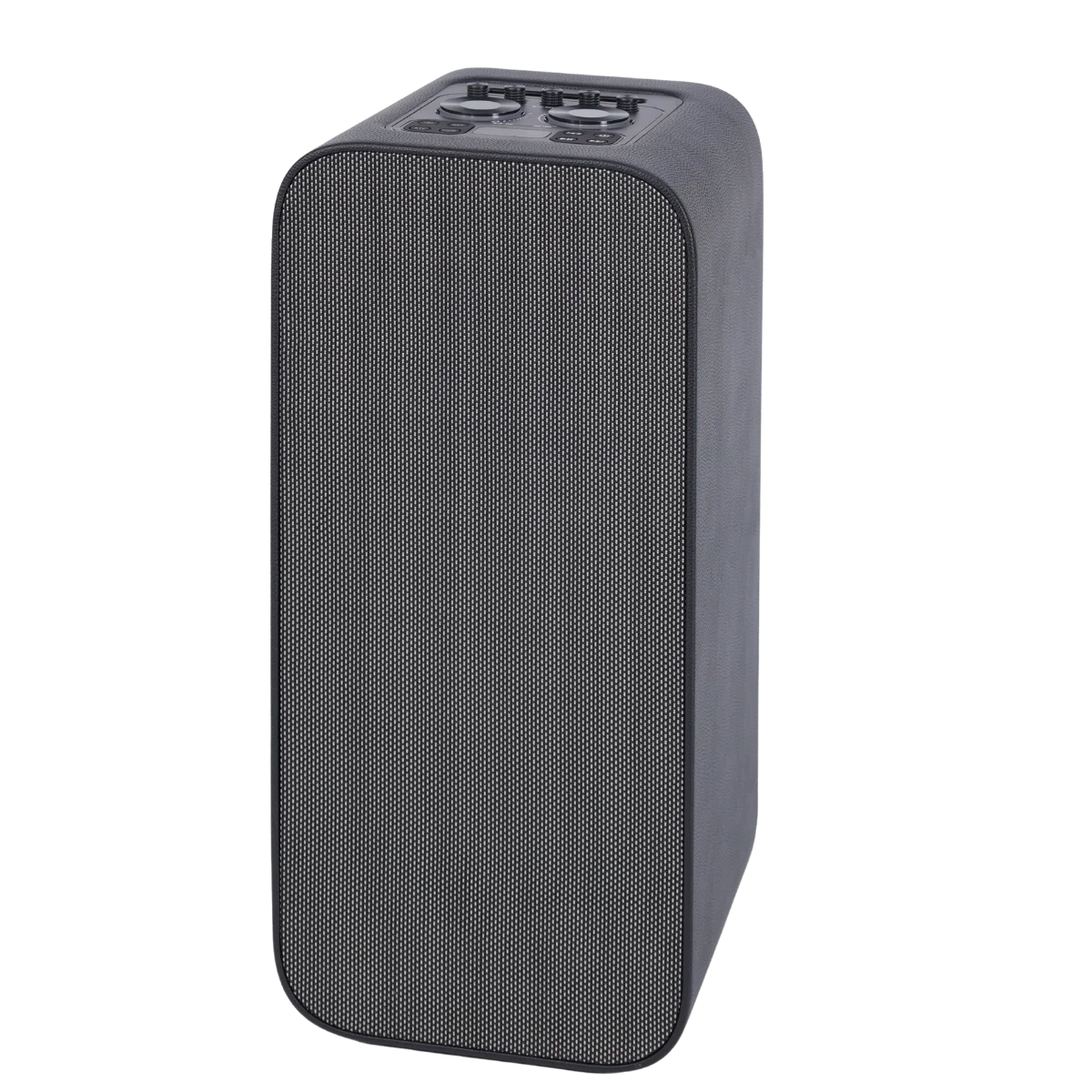 SHAZA Synthetic Leather Akustik Girişli 130W,70cm Büyük Boy Hoparlör/Siyah