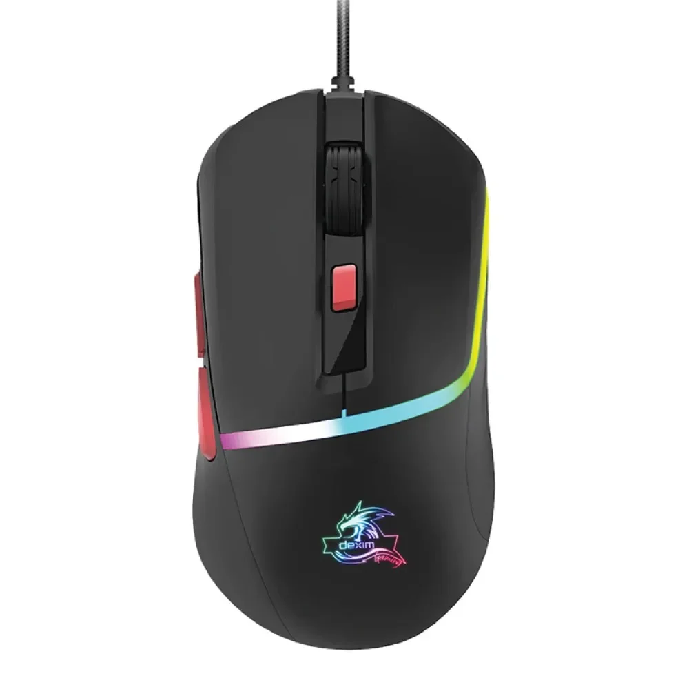 Dexim M036P Gökkuşağı LED Işıklı Kablolu Oyuncu Mouse - DMA027