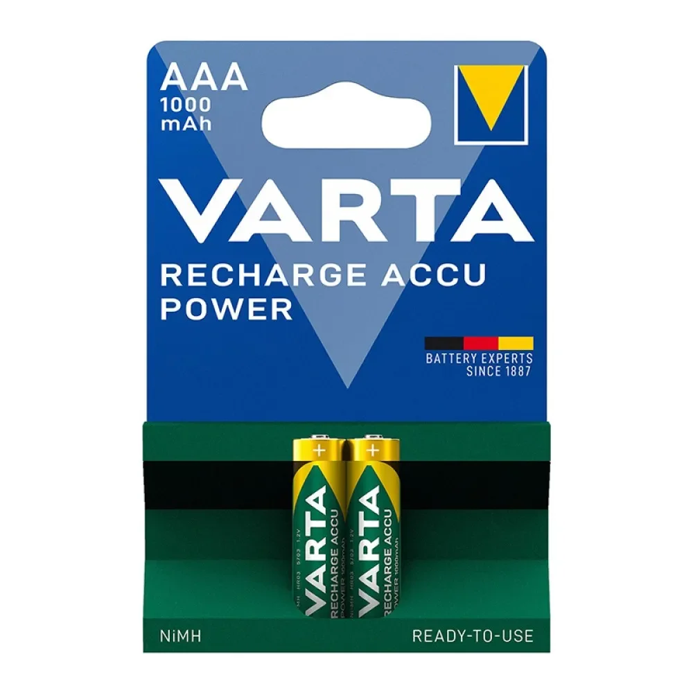 Varta Sarjlı AAA 1000 Mah Ince Pıl 5703-2
