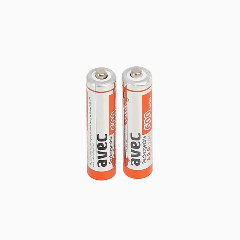 Avec 600 Mah İnce Pil 2'li