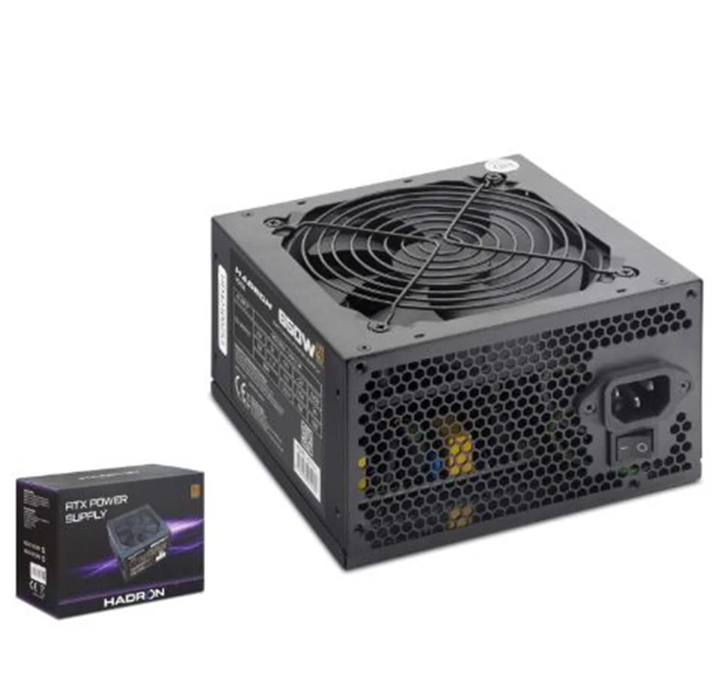 HADRON HD424 PC Power Supply Güç Kaynağı 650W 12 cm Fan ATX 80 Plus Siyah