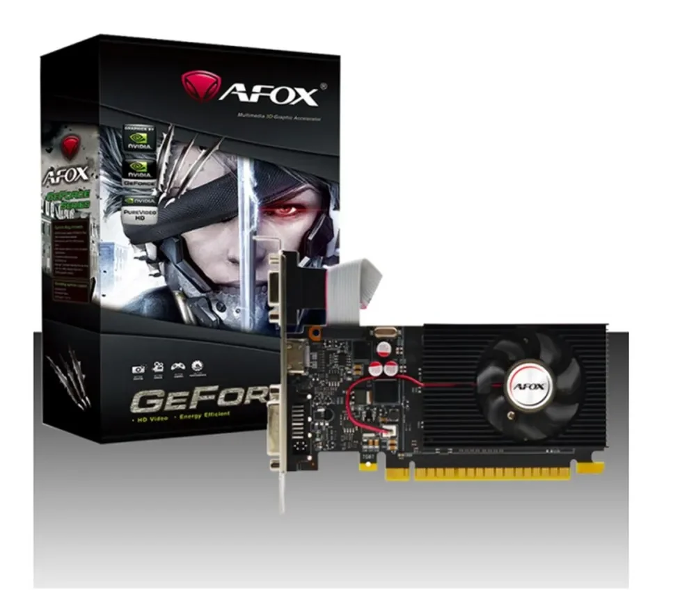 Afox Geforce GT730 4gb Ddr3 128bit AF730-4096D3L3 DVI HDMI VGA LP Single Fan Retail Pack Ekran Kartı